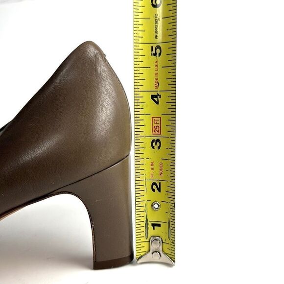 BALLY ROSEBUD Classic Leather Taupe Pumps Heels US 10 - Picture 9 of 14